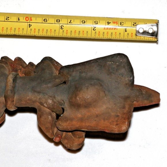 Vintage Mexicana / Mayan figure multi-color warrior figure cultural ethnic - Picture 4 of 10